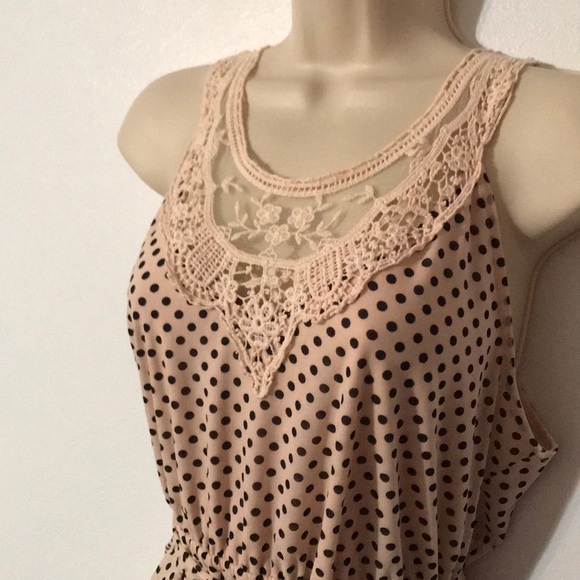 Light pink polka dot dress - Picture 3 of 4